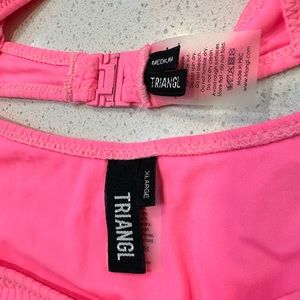 Hot pink Triangl bikini